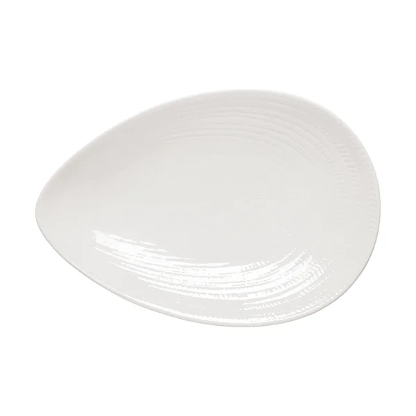 Rörstrand Blue Fire serving platter White, 20x29 cm