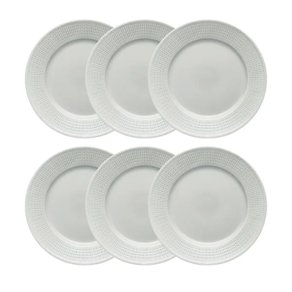 Rörstrand Swedish Grace plate Ø 27 cm 6-pack Mist (grey)