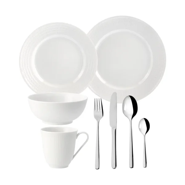 Rörstrand Swedish Grace & Polar starter set - Snow (white) Swedish Grace & Polar starter set - Snow (white)