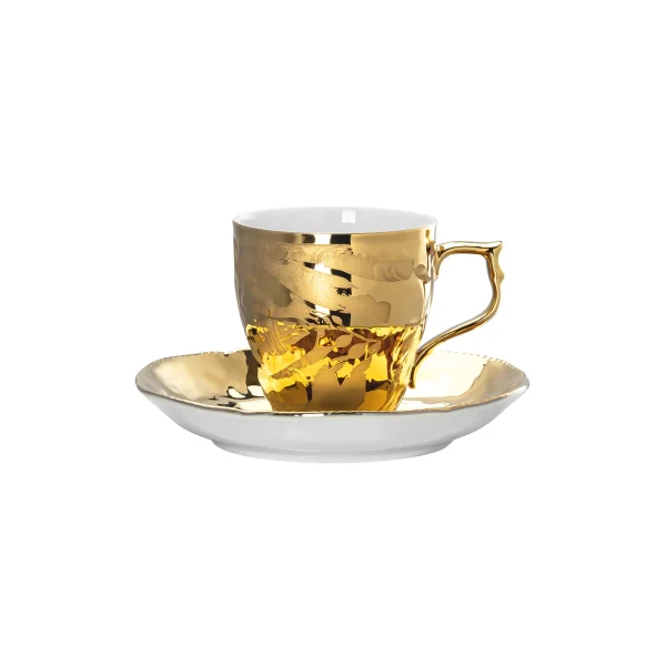 Rosenthal Rosenthal Heritage Midas espresso cup with saucer white-gold