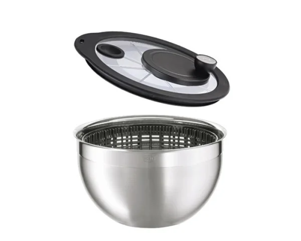 Rösle Salad Spinner 24 cm Steel-black