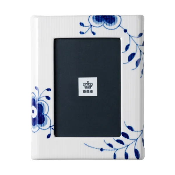 Royal Copenhagen Blue Fluted Mega photo frame 16.5x21 cm White-blue