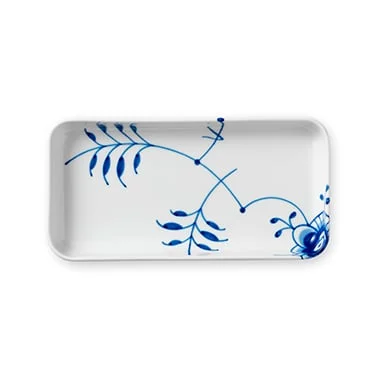 Royal Copenhagen Blue Fluted Mega rectangular dish 24 cm