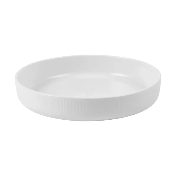Royal Copenhagen White Fluted oven dish Ø27 cm White