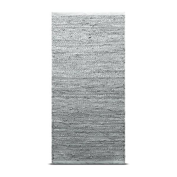 Rug Solid Leather rug 75x200 cm Light grey (light grey)