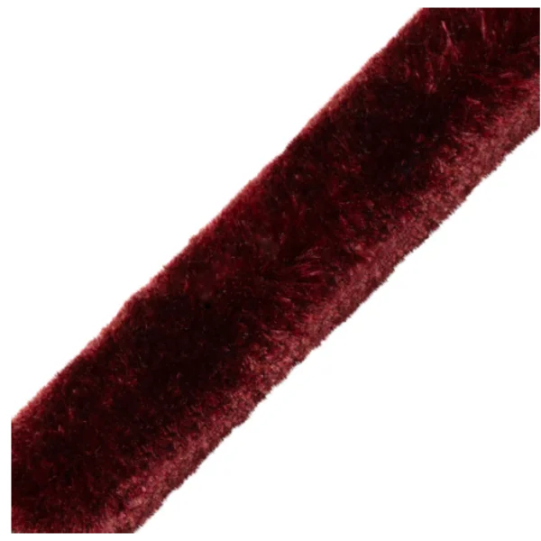 Samuel and Sons | Aria Silk Brush Fringe | Ruby