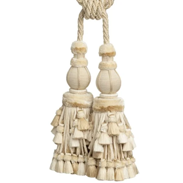 Samuel and Sons | Bagatelle Double Tassel Tieback | Gardenia