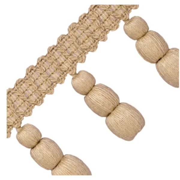 Samuel and Sons | Bali Jute Triple Beaded Fringe