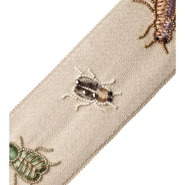 Samuel and Sons | Ensemble Beaded Border | Pale Gold