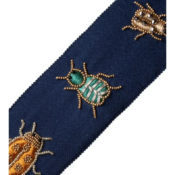 Samuel and Sons | Ensemble Beaded Border | Sapphire