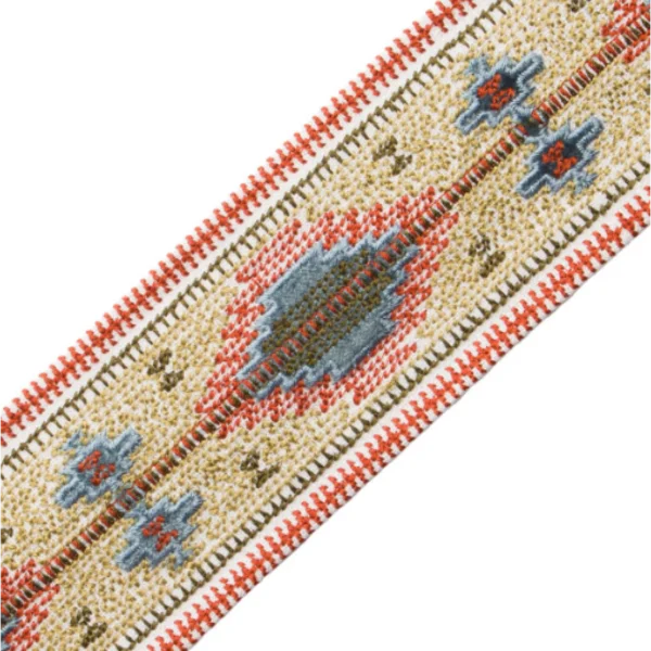 Samuel and Sons | Sedona Embroidered Border | Painted Desert