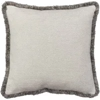 Sanremo Marble, Sustainable Feather, Cushion - Andrew Martin Sophie Paterson With Trim/Fringe & Cotton Blend & Linen Blend & Viscose Blend Plain
