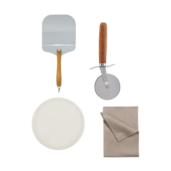 Scandi Living Accessory set for pizza, 4 pieces