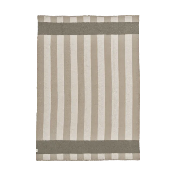 Scandi Living Aisles wool blanket 130x180 cm Beige