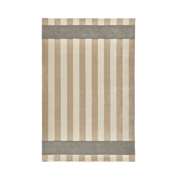 Scandi Living Aisles wool carpet Beige, 170x240 cm