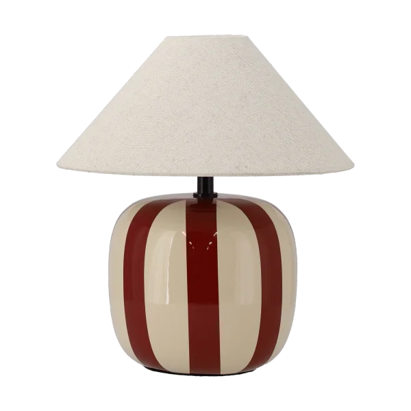 Scandi Living Alvar table lamp 31 cm Rust red