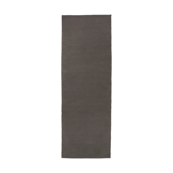 Scandi Living Balance wool rug natural grey 80x240 cm