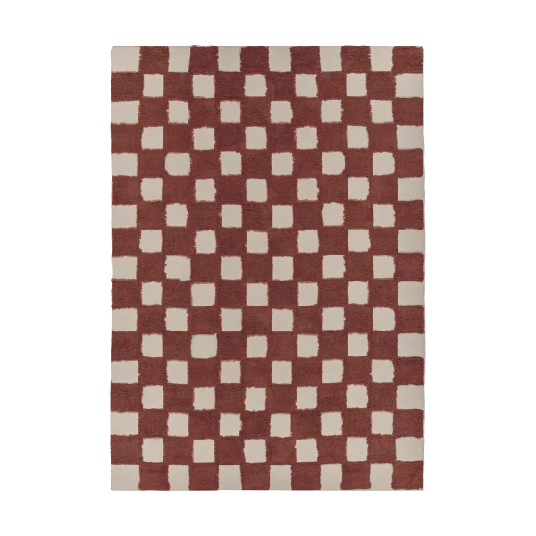 Scandi Living Checker Play mat 170x240 cm Cocoa
