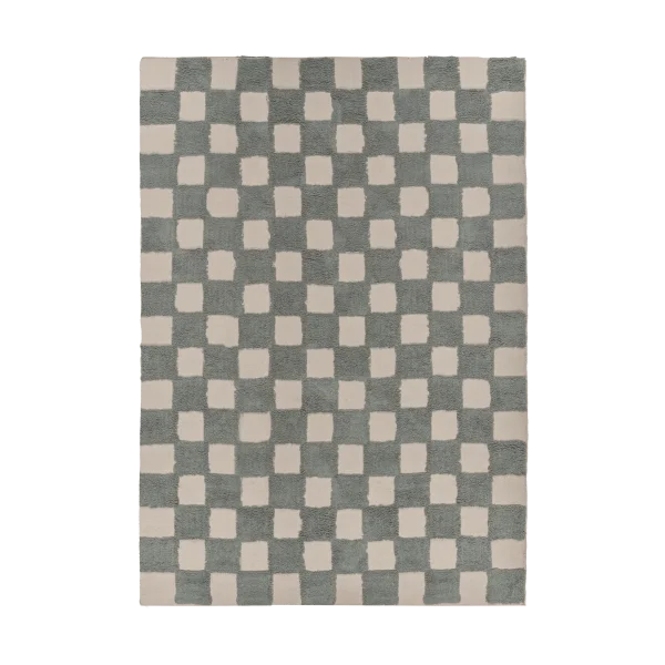 Scandi Living Checker Play mat 170x240 cm Green