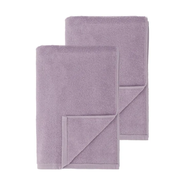 Scandi Living Drift bath towels 100x150 cm 2-pack - Purple