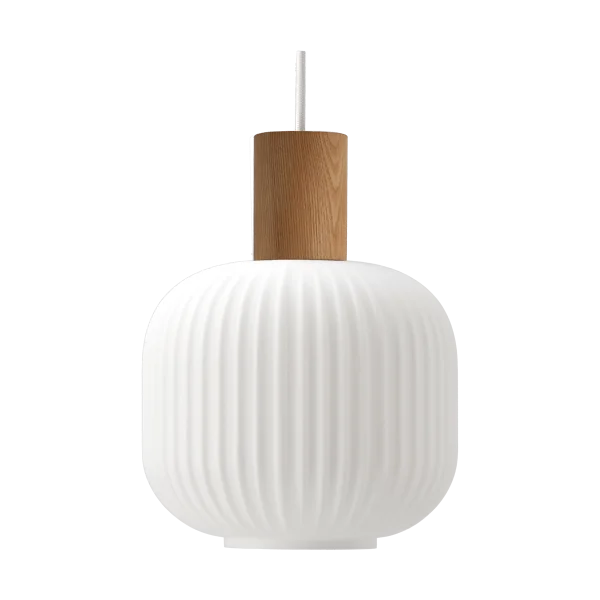 Scandi Living Fair pendant lamp Ø20cm Frosted glass box