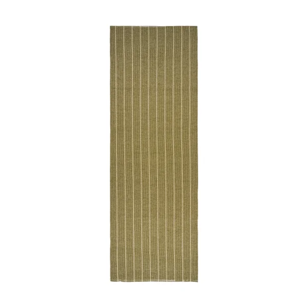 Scandi Living Lane runner rug Olive green, 70x250 cm