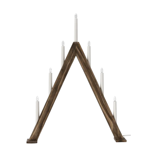 Scandi Living Nord advent candelabra 60 cm Dark stained