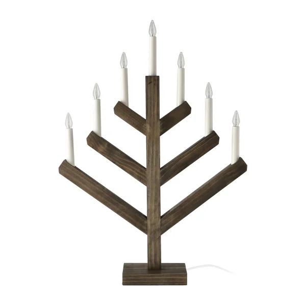 Scandi Living Pine advent candle 62 cm Dark oil