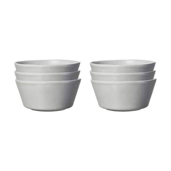 Scandi Living Sandsbro bowl light grey, Ø15 cm, 6-pack