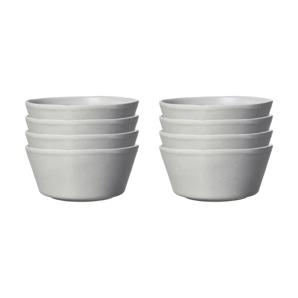 Scandi Living Sandsbro bowl light grey, Ø15 cm, 8-pack