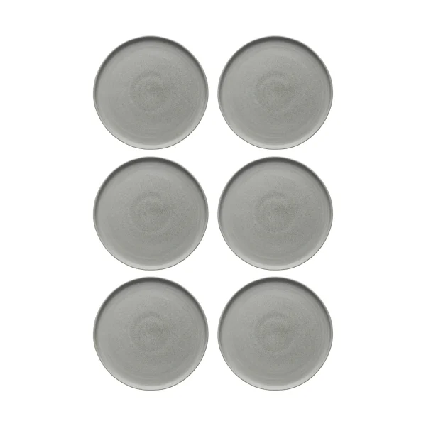 Scandi Living Sandsbro dinner plate light grey, Ø26 cm, 6-pack