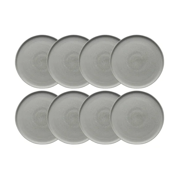 Scandi Living Sandsbro dinner plate light grey, Ø26 cm, 8-pack