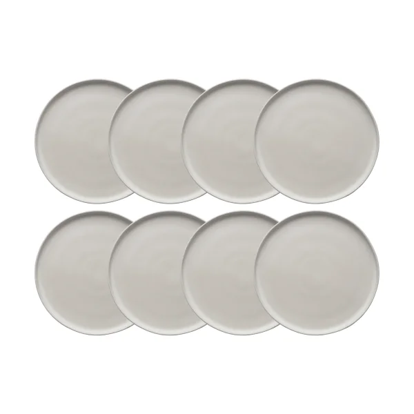 Scandi Living Sandsbro dinner plate offwhite, Ø26 cm, 8-pack