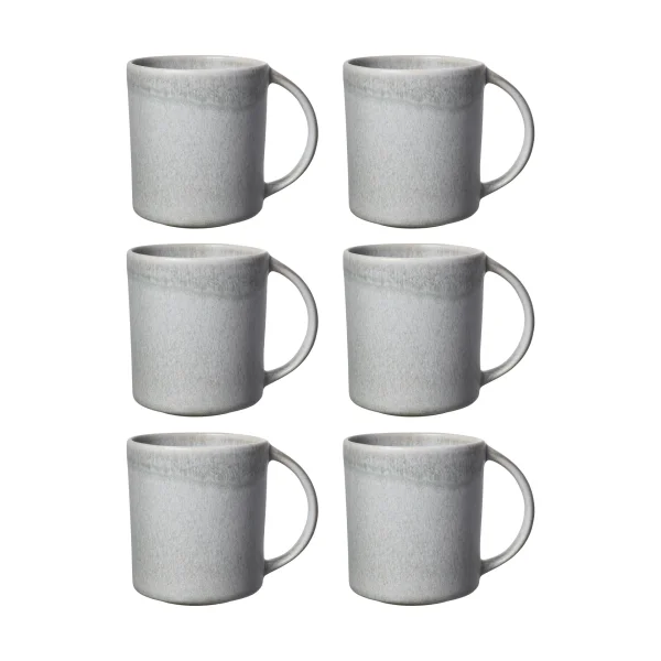 Scandi Living Sandsbro mug light grey, 30 cl, 6-pack