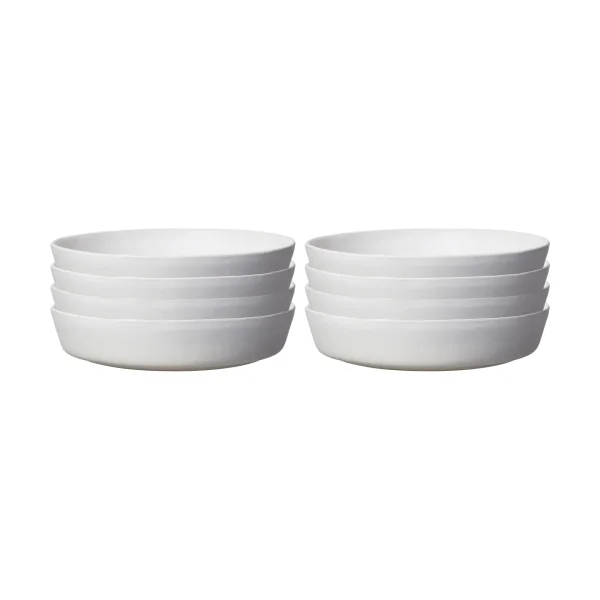 Scandi Living Sandsbro pasta plate offwhite, Ø23 cm, 8-pack