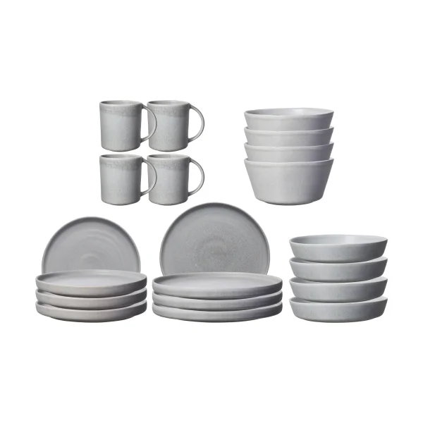Scandi Living Sandsbro starter set 20 delar - Light grey