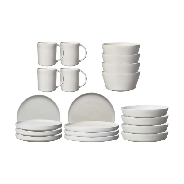 Scandi Living Sandsbro starter set 20 delar - Offwhite