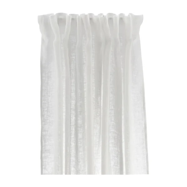 Scandi Living Serenity curtain with multiband 129x250 cm White