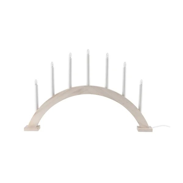 Scandi Living Sky advent candle bow 41 cm white washed