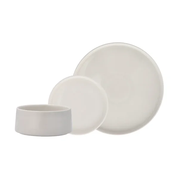 Scandi Living Taper dinnerware set 12 pieces - White