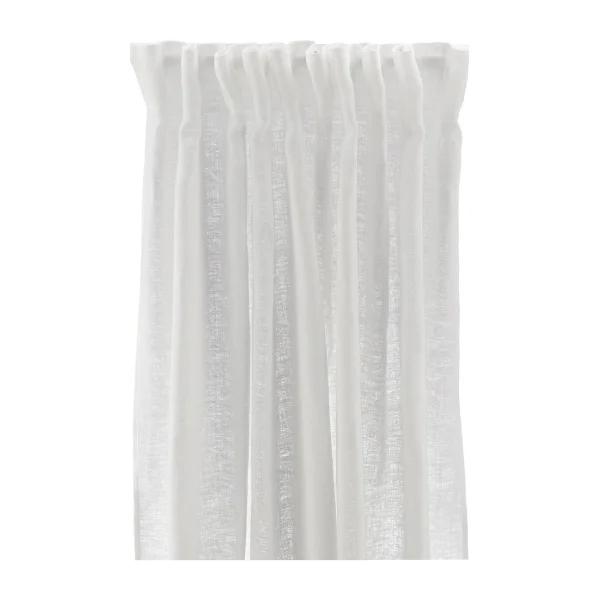 Scandi Living Tranquility curtain with multiband 139x250 cm White