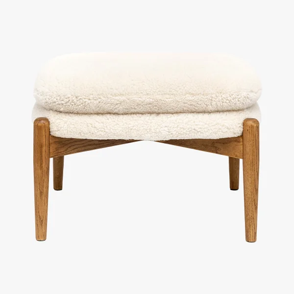 Scott Footstool in Sheepskin