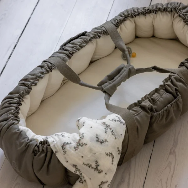 Sebra 3-in-1 Baby Nest, Dark Olive PRE-ORDER