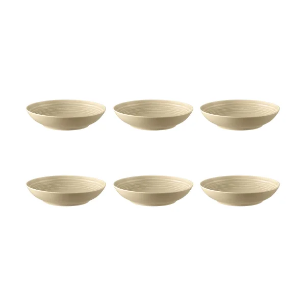 Seltmann Weiden Terra deep plate Ø21.2 cm 6-pack Sand beige