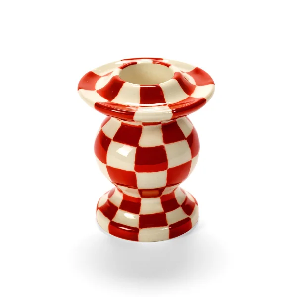 Serax Les Objets Mouleversants N°2 candlestick Red-white