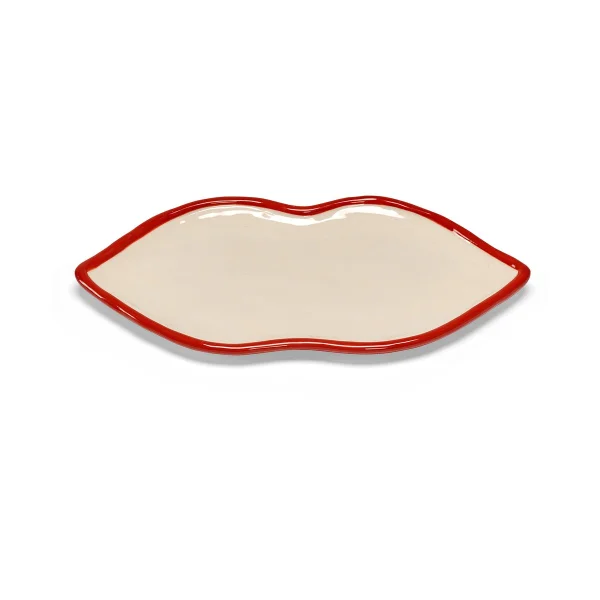 Serax Les Objets Mouleversants tray L Red-white