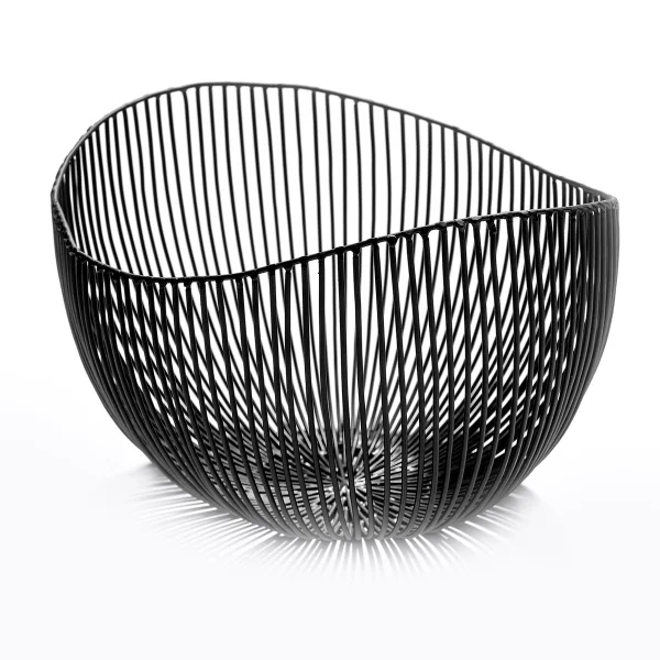 Serax Tale oval bowl black