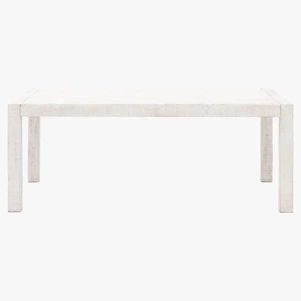 Seville Mango Dining Table in Whitewash