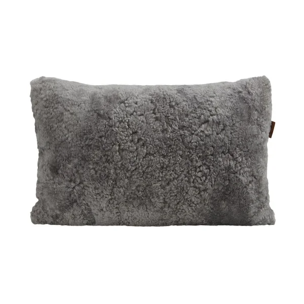 Shepherd of Sweden Shepherd Lina sheep skin cushion 60 x 40 cm graphite