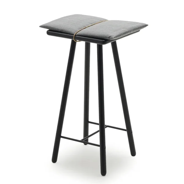 Skagerak Georg barstool low Black stained oak